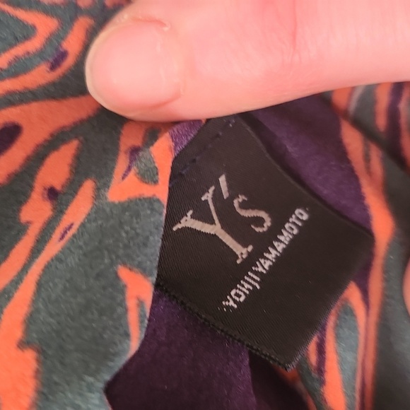 Yohji Yamamoto Tops - Yoshji Yamamato Colorful Purple Green Floral Long Sleeved Top Size 3/US Medium